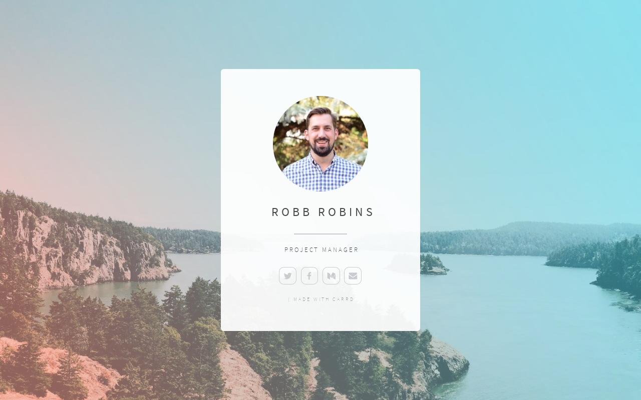 Carrd profile picture for @robb